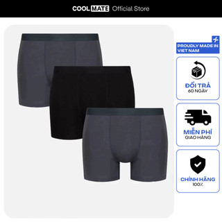 [Outlet - không đổi trả] Set 3 quần lót nam Brief Boxer Modal (gỗ sồi) thoáng mát khử mùi Coolmate