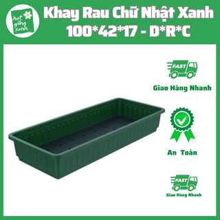 Chậu nhựa nguyên sinh thông minh cao cấp trồng rau sạch (100*42*17)