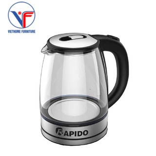 Ấm siêu tốc thủy tinh Rapido RK1818