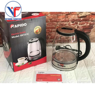 Ấm siêu tốc thủy tinh Rapido RK1818