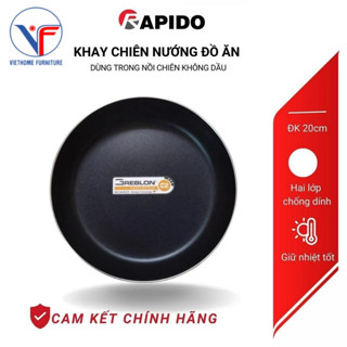 Khay nướng bánh rapido dùng cho nồi chiên không dầu đường kính 20-22 cm