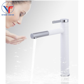VÒI LAVABO NÓNG LẠNH THÂN CAO 30CM