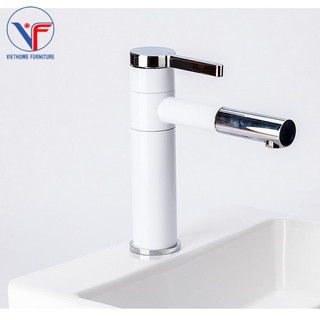 VÒI LAVABO NÓNG LẠNH THÂN CAO 20CM