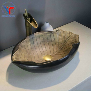 Lavabo chậu rửa tay gốm sứ tráng men