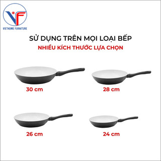Chảo dùng cho bếp từ Rapido đáy chấm