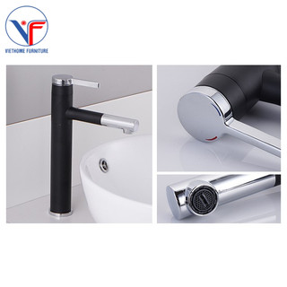 VÒI LAVABO NÓNG LẠNH THÂN CAO 30CM