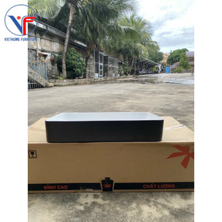 LAVABO VUÔNG ĐEN LÒNG CHẬU TRẮNG