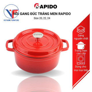 Nồi gang đúc nguyên khối tráng men Rapido