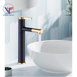 VÒI LAVABO NÓNG LẠNH THÂN CAO 30CM