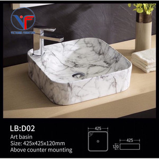 Lavabo - Chậu rửa mặt kiểu đặt bàn C1004