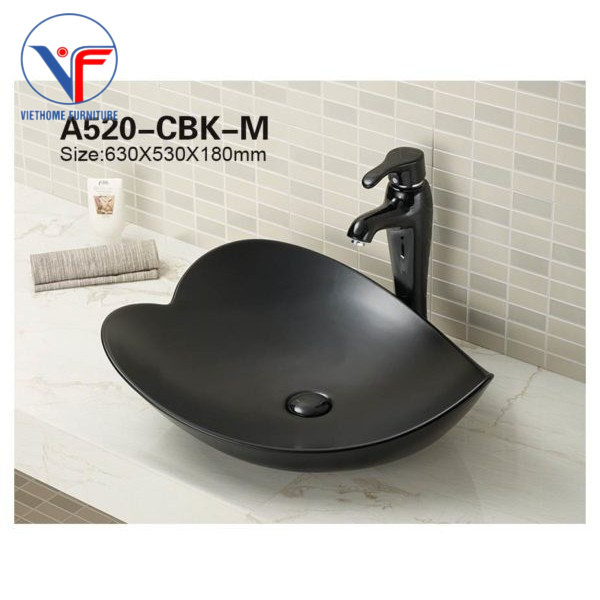 Lavabo sứ mỹ thuật đặt bàn A5201