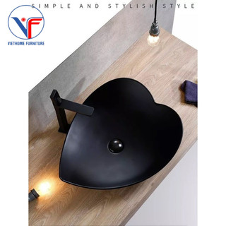 Lavabo sứ mỹ thuật đặt bàn A5201