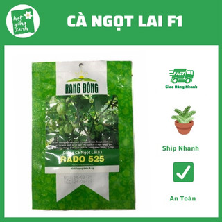 Hạt Giống Cà Ngọt Lai F1 Rado 525 (Cà Pháo Trứng) -0.2 gram