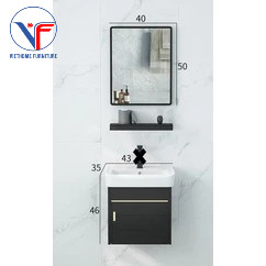 Bộ combo tủ + chậu lavabo + kệ gương + gương
