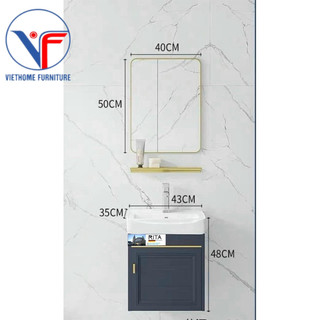 BỘ COMBO TỦ + CHẬU LAVABO + KỆ GƯƠNG + GƯƠNG