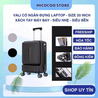  Vali kéo du lịch xách tay siêu nhẹ có ngăn đựng laptop riêng,valy kéo du lịch vali doanh nhân 