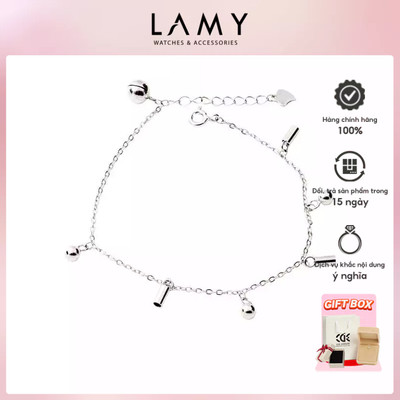 Lắc chân nữ bạc LAMY Sweet Bell Bestie Silver 9011