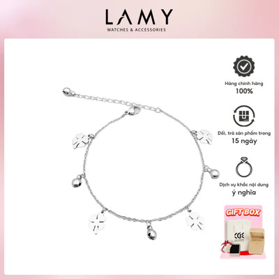 Lắc chân nữ LAMY Anklets Fashion Flower Anklet Silver 9010