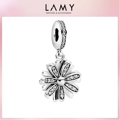 Charm bạc LAMY hoa cúc Sparkling Daisy Flower Dangle 1177