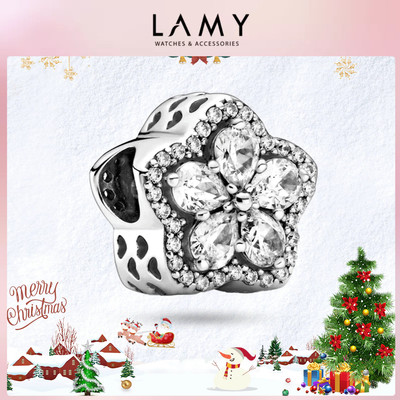 Charm bạc LAMY hoa tuyết đính đá Sparkling Snowflake Pavé 1161 - Charm cao cấp S925