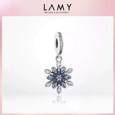 Charm Bạc LAMY Hoa tuyết đính đá Shimmering Snowflake 1014