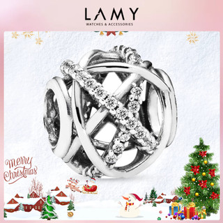 Charm bạc CDE Sparkling Lines Openwork lấp lánh quyến rũ CDE1112