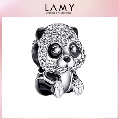 Charm bạc LAMY Gấu Panda dễ thương Sparkling Cute Panda 1282