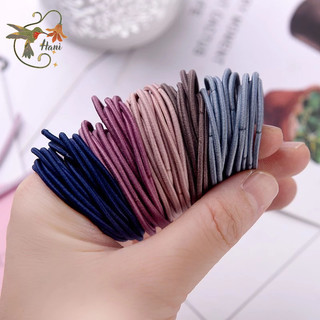 Set 10 dây cột tóc trơn đơn giản không gây rối tóc rụng tóc