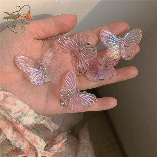 Kẹp Tóc Mỏ Vịt Hình Bướm Hologram Xinh Xắn Thời Trang