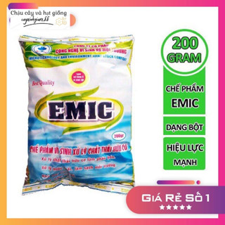 Chế phẩm vi sinh EMIC, xử lý rác và chất thải hữu cơ làm phân bón, khử mùi hôi hiệu quả