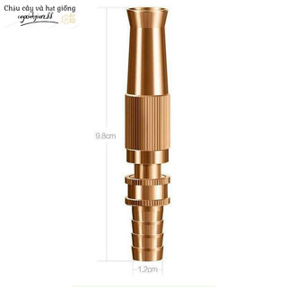 Đầu vòi xịt tăng áp, áp lực cao mini bằng đồng,Vòi xịt đa năng: vệ sinh, rửa xe, tưới cây siêu tiện lợi