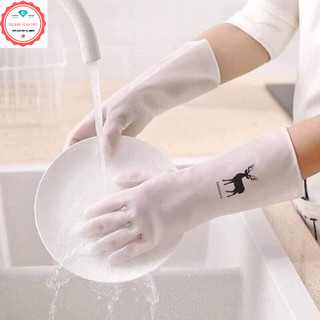 Găng tay siêu dai con hươu chống nước, chống bui siêu bền