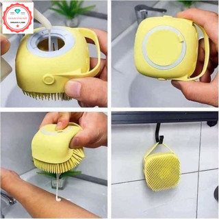 BÔNG TẮM SILICON TẠO BỌT 3 in 1 hàng mới về