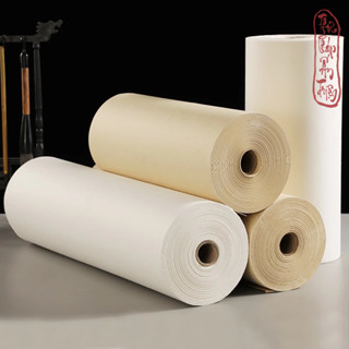 [NHIỀU MÀU] CUỘN 25m 50m 100m GIẤY XUYẾN CHỈ MÀU TRẮNG VIẾT THƯ PHÁP VẼ TRANH THỦY MẶC
