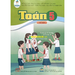 Toán lớp 5 CD Tập 1 và bìa bao