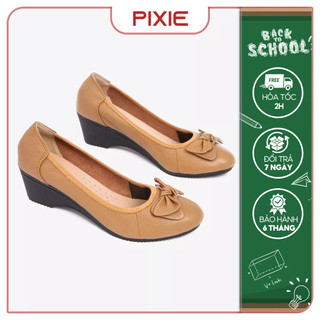 Giày Búp Bê Nữ Đế Xuồng 5cm Da Thật Pixie X461