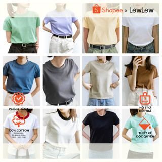 Áo thun nữ baby tee, áo thun trơn cotton basic tee tshirt - lew lew