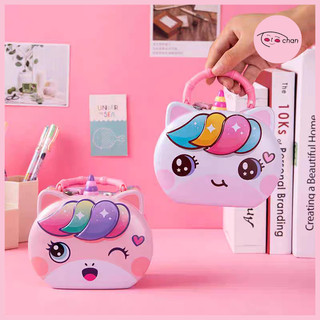 Két sắt mini hình ngựa pony đáng yêu có quai cầm cho bé