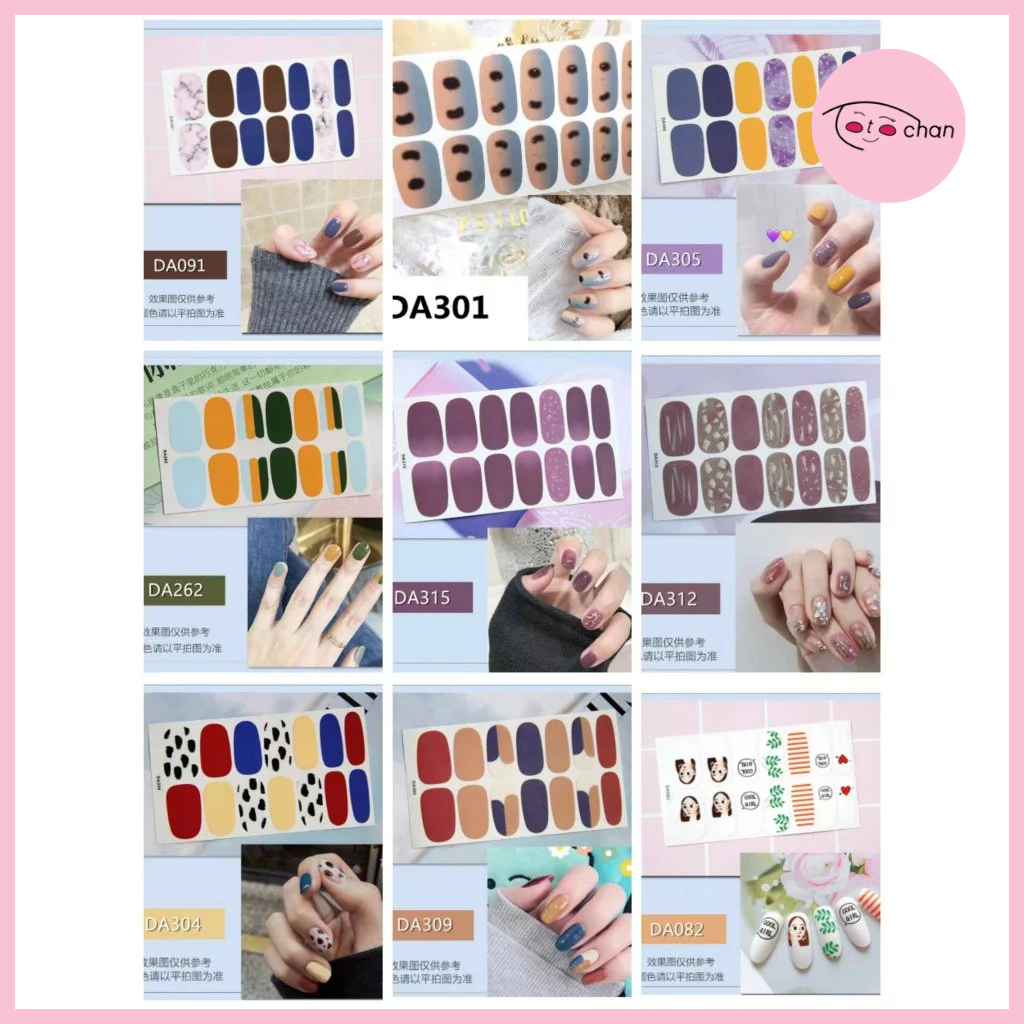 Miếng Dán Móng Tay/Chân Nhiều Mẫu Xinh Xỉu 💅