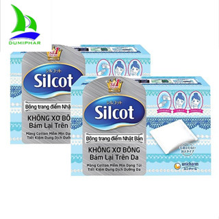 Bông tẩy trang Silcot Hộp 82 miếng Nhật