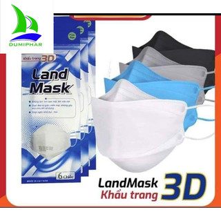 Khẩu trang 3D Land Mask 4 lớp kháng khuẩn Hàn Quốc
