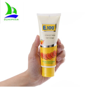 Sữa rửa mặt e100 nghệ massage hạt 100g