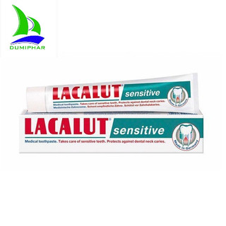 Kem đánh răng lacalut sensitive xanh 75g