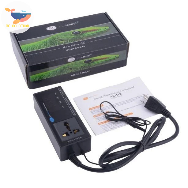 Ổ cắm cảm biến nhiệt chiller, sưởi chuyên dụng cho hồ cá cảnh biển - Ổ cắm 2 chiều - Dotech chuẩn EU