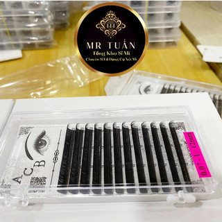 Mi khay ACB độ cong U-dày 0.05-0.07-0.10-0.12-0.15 dài 8mm-15mm (12line) silk hàn cao cấp - Mr Tuấn