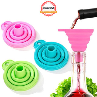 Phễu Silicon Mini Gấp Gọn Chịu Nhiệt Tiện Dụng, Phễu Gấp Gọn Thông Minh Giúp Sang Chiết chất lỏng Dễ Dàng, Thuận Tiện
