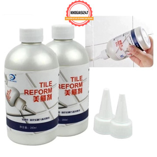 Lọ sơn kẻ chỉ gạch 280ml đa năng, sơn kẻ chỉ, sơn chỉ gạch nền nhà, sơn ron gạch, sơn chà ron hq, xi măng trắng viền ron