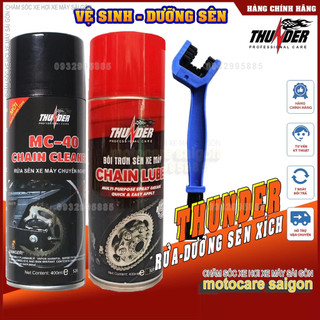 Chai xịt bảo dưỡng sên, bôi trơn Thunder Chain Lube 400ml