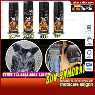 Sơn samurai màu đen nhám dành cho dàn nhựa nhám nhựa đen