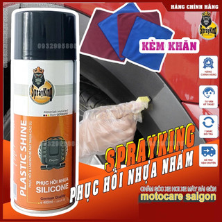 Phục hồi nhựa nhám sprayking mẫu mới 2021 combo tặng khăn